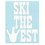 Ski The West Sticker by New Growth